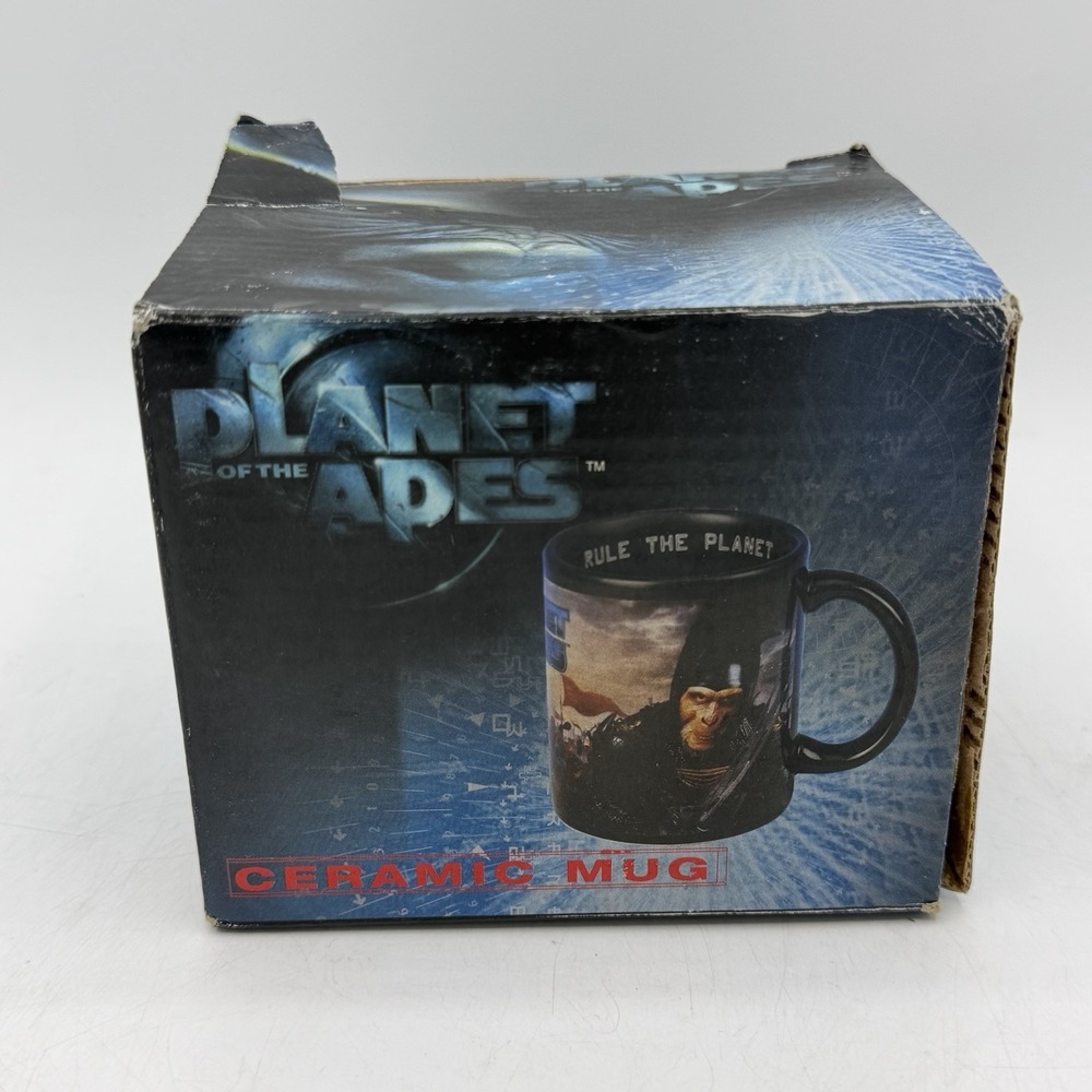 Vintage Y2K Neca Planet Of The Apes Mug Tim Burton Michael Clark Duncan Tim Roth